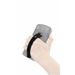 MOBILIS Einstellbar Handschlaufe - Loop Aufsatz - 20 mm Breite Länge - Schwarz - Elastisch, Velcro