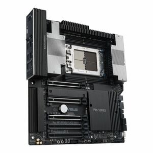 AMD TR5 CEB workstation motherboard, CPU and memory overclocking ready, robust 36 power-stage design, PCIe 5.0 x 16, PCIe 