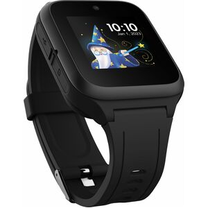 TCL MOVETIME MT40X Smartwatch - 45 mm Case Height - Kinder - Schwarz Body Color - Gummi Band Material - Wireless LAN - 4G 