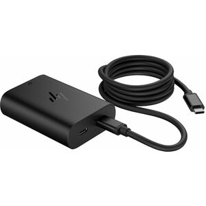 HP 65 W AC适配器 - 通用适配器Space- 用于 笔记本电脑, USB C 型设备, 智能电话, 平板电脑 - 120 V AC, 230 V AC 输入 - 5 V DC, 9 V DC, 12 V DC, 15 V DC, 20