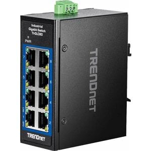 TRENDnet TI-GLC80 8 Ports Ethernet Switch - Gigabit Ethernet - 1000Base-T - 2 Layer Supported - 3.36 W Power Consumption -