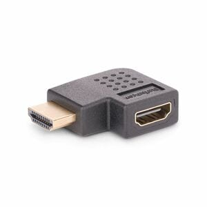 StarTech.com Right Angle HDMI 2.0 Adapter, Male to Female, Horizontal 90-Degree Angled HDMI Port Saver, 4K 60Hz, High Spee