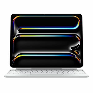 Apple Magic Keyboard/Cover Case for 33 cm (13") Apple iPad Pro 13 (2024) Tablet - White - Aluminium Body