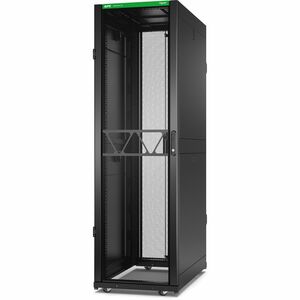 APC NetShelter SX 42U Enclosed Cabinet Rack Cabinet for Server, Networking, IT Equipment - 482.60 mm Rack Width - Black - 