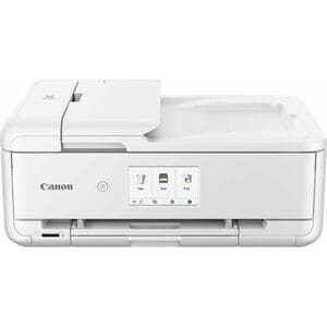 Canon PIXMA TS9551Ca Wired & Wireless Inkjet Multifunction Printer - Colour - White - Cloud/Copier/Printer/Scanner - 4800 