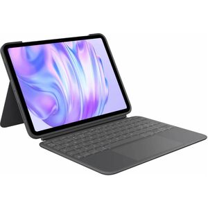 Logitech Combo Touch Keyboard/Cover Case for 27.9 cm (11") Apple iPad Pro 11 (2024) iPad Pro - Graphite - Scuff Resistant,