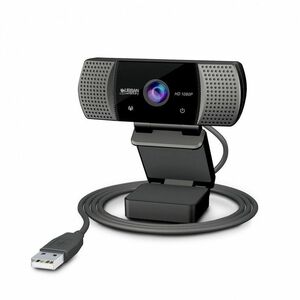 Urban Factory WEBEE Webcam - 2 Megapixel - 30 fps - Black - USB 3.0 - 1920 x 1080 Video - CMOS Sensor - 110° Angle - Clip 