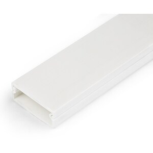 StarTech.com Kabelführung - Weiß - 1 Pack Paket - TAA-konform - Kabelkanal - 33 mm Länge - PVC
