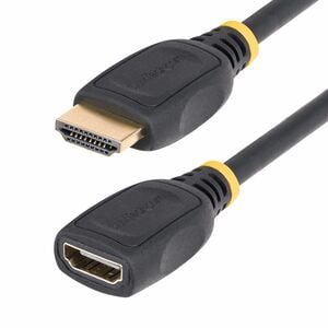 StarTech.com 45.72 cm HDMI A/V Cable - 1 - Cable for Audio/Video Device, Digital Signage, Kiosk, TV, Projector - First End