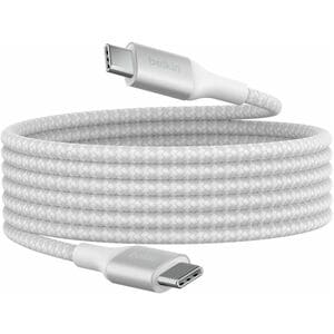 Belkin BoostCharge 2 m USB-C 数据传输电缆 - Cable for MacBook, MacBook Air, MacBook Pro, Chromebook, 笔记本电脑, iPad, iPad Air, USB设