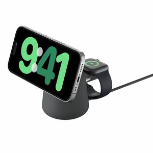 Belkin 感应充电器 - 炭黑色 - 用于 智能电话, 智能手表 - 快充