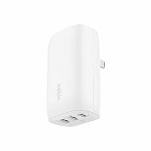 Belkin BoostCharge 67 W AC适配器 - 通用适配器 - 3 USB Type-CSpace- 用于 笔记本电脑, 智能电话, 平板电脑, iPhone, 智能手表, 耳塞, MacBook Pro