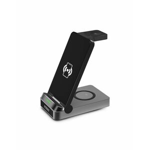 Chargeur à Induction Urban Factory Powee - Noir - 1 - Pour Smartphone, Smartwatch, Écouteurs, Écouteurs sans fil, Accessoi