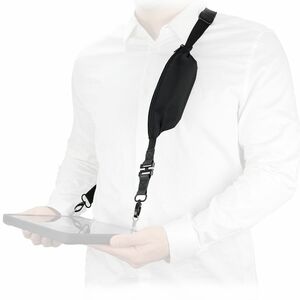 MOBILIS Adjustable Shoulder Strap - Buckle Attachment - 25 mm Width Length - Black