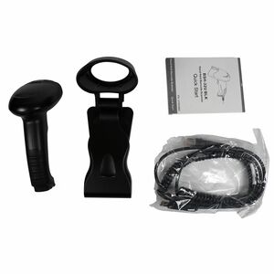Star Micronics BSH-32U Retail, Hospitality, Entertainment Handheld Barcode Scanner Kit - Cable Connectivity - Black - USB 