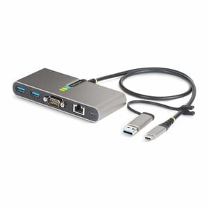 StarTech.com USB Hub - USB 3.2 (Gen 1) Type C - 640 MB/s - Desktop, Notebook - Portable - Space Gray - 3 Total USB Port(s)