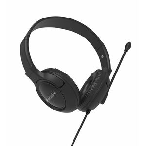 Verbatim Wired On-ear, Over-the-head Stereo Headset - Black - Binaural - Circumaural - 32 Ohm - 20 Hz to 20 kHz - 120 cm C