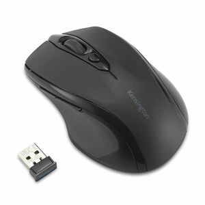 Kensington Pro Fit MY310 EQ Mid Size Mouse - Radio Frequency - Optical - Wireless - 1600 dpi - Scroll Wheel - 1 Year Batte