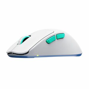 CHERRY XTRFY M64 Gaming-Maus - Funkfrequenz - USB - Weiß - Kabel/Drahtlos - 2,40 GHz - wiederaufladbar - Symmetrisch - 1 B