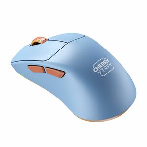 CHERRY XTRFY CX-M68W-BLUE Gaming-Maus - Funkfrequenz - USB-Typ C - Blau - Kabel/Drahtlos - 2,40 GHz - wiederaufladbar - 26