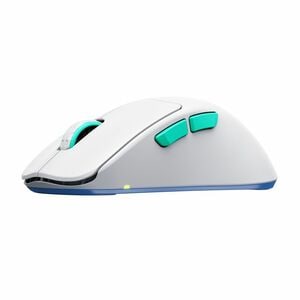 CHERRY XTRFY M64 Gaming-Maus - Funkfrequenz - USB - Weiß - Kabel/Drahtlos - 2,40 GHz - wiederaufladbar - Symmetrisch - 1 B