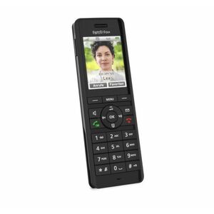 FRITZ! FRITZ!Fon X6 DECT-Schnurlostelefon - Desktop - Schwarz - 300 m Reichweite - 1 Mobilteil(e) - Anrufbeantworter - Fre