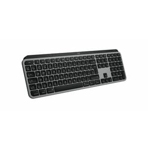 Logitech MX Keys S Keyboard - Full-size - Wireless Connectivity - USB Interface - English (US) - QWERTY Layout - Space Gra