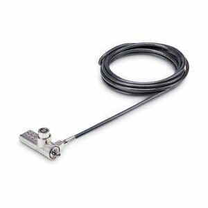 StarTech.com 10-Pack Dual-Access Laptop Lock, 6.5ft (2m) Keyed Alike and Combination Security Cable Lock for K-Slot Device