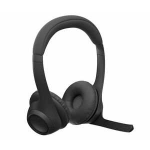 Logitech Zone Wireless Over-the-head, On-ear Stereo Headset - Midnight Black - Microsoft Teams Certification - Binaural - 