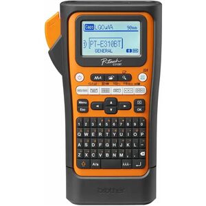 Brother PT-E310BTVP Electronic Label Maker - Thermal Transfer - 20 mm/s Mono18 mm, 12 mm, 3.50 mm, 6 mm, 9 mm - LCD Screen