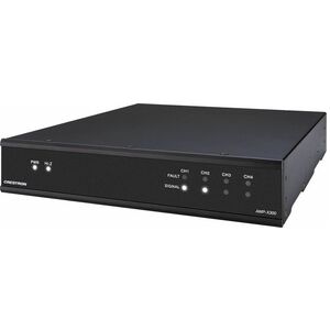 Crestron AMP-X300 4 -Kanal- Verstärker - 300 W RMS - Schwarz - 20 Hz bis 20 kHz Frequenzgang - 75 W