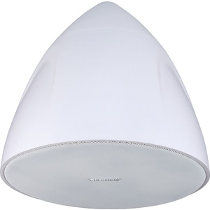 Crestron Saros SAROS PD6T-W-T-EACH 2-way Outdoor Pendant Mount Speaker - White - 165.10 mm Polypropylene Woofer - 24.89 mm