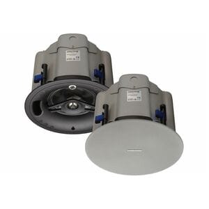 Crestron Saros IC6T-W-T-EACH 2-way Flush Mount, Ceiling Mountable, In-ceiling, Surface Mount Speaker - 125 W RMS - White T