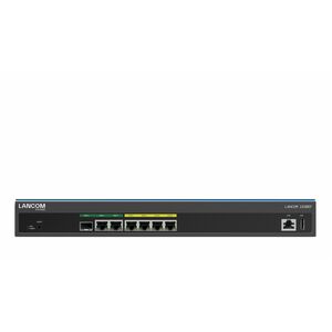 Lancom 1930EF Router - 6 Anschlüsse - 4 RJ-45 Port(s) - 2 WAN Port(s) - Management-Port - 1 SFP (Mini-GBIC) Steckplätze - 