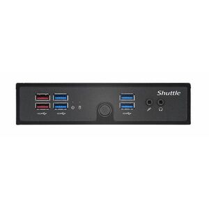 Shuttle XPC slim Barebone-System - Slim PC - 1 x Prozessor-Support - 1 Celeron 12. Gen. 7305 1,10 GHz Penta-Core (5 Core) 