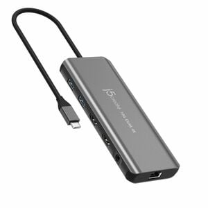 j5create Mini Dock JCD398 USB-Typ C Docking Station für Festplatte, Kamera, Flash-Laufwerk, Kopfhörer, Tablet, Webcam, Tas