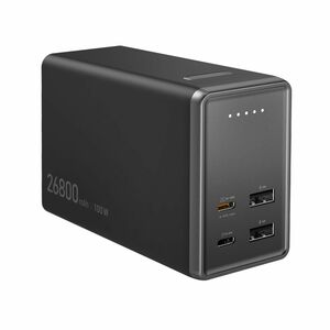 j5create JPB264100 Power Bank - Preto - Para Notebook, PC Tablet, Dispositivo móvel, Smartphone, Consola de jogos, MacBook