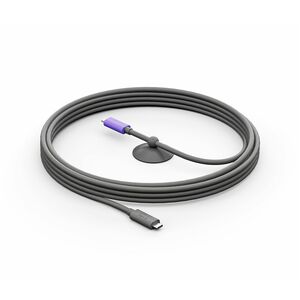 Logitech 5 m USB-C Cabo de transferência de dados - Cable for Câmara para vídeo conferência, Notebook - Primeira extremida