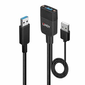 LINDY 35 m USB Datentransferkabel - Cable for Webcam, Videokonferenzsystem, Computer - 10 Gbit/s - Abschirmung - Nickel Be