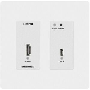 Crestron DM Lite HD-TX-4KZ-211-2G-W Video Extender Transmitter - Wired - 70.10 m Range - 1 x USB - 1 x HDMI In - DisplayPo