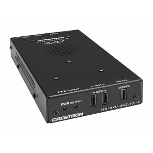 Crestron DM Lite HD-RXU-4KZ-101-E Video Extender Receiver - Wired - 70.10 m Range - 2 x Network (RJ-45) - 3 x USB - 1 x HD
