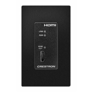 Crestron DM Lite HD-RX-4KZ-101-1G-B Video Extender Receiver - Wired - 70 m Range - 1 x Network (RJ-45) - 1 x HDMI Out - 10