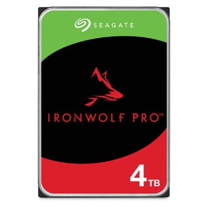 Seagate IronWolf Pro ST4000NT001 4 TB Hard Drive - 3.5" Internal - SATA (SATA/600) - Conventional Magnetic Recording (CMR)