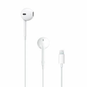 Apple EarPods Wired Earbud Stereo Earset - White - Binaural - Outer-ear - Lightning Connector