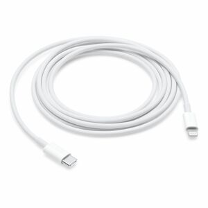 Apple 2 m Lightning/USB-C Data Transfer Cable - Cable for USB Device, iPad, iPhone, iPad Pro, MacBook, MacBook Pro, iPad m