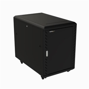 StarTech.com 15U Floor Standing Rack Cabinet for Server, LAN Switch, Patch Panel, KVM Switch - 482.60 mm Rack Width x 812.