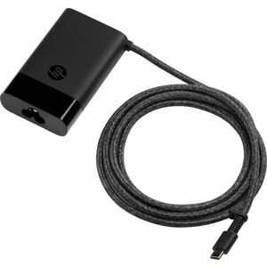 HP 65 W 电源适配器 - 通用适配器Space- 用于 笔记本电脑, USB C 型设备, 平板, 智能电话 - 1.80 m 线缆 - 12 V, 15 V, 20 V 输入 - 5 V DC, 9 V DC, 12 V DC, 15 