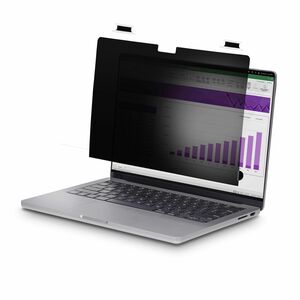 StarTech.com Plastik Blendfrei Blickschutzfilter für Apple - Schwarz - 1 - für 33,8 cm (13,3 Zoll) Widescreen LCD MacBook 