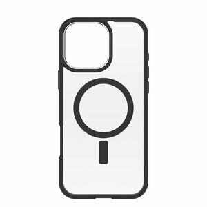 OtterBox React Case for Apple iPhone 16 Pro Max Smartphone - Black Crystal (Clear/Black) - 1 - Drop Resistant, Scrape Resi