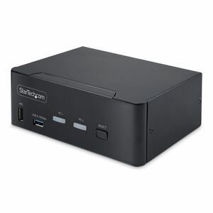 StarTech.com Digital und Analog KVM-Switchbox - TAA-konform - 2 Computer - 1 Lokaler Benutzer(n) - 8K, 4K - 7680 x 4320 - 